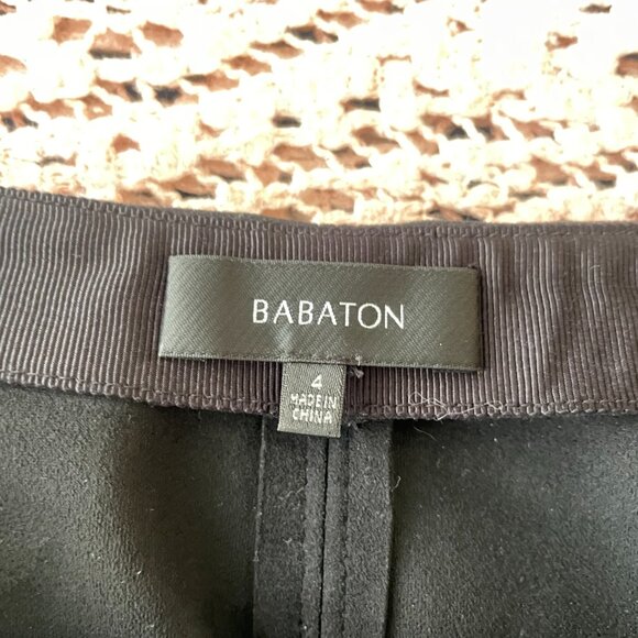 Aritzia Babaton Faux Suede Pencil Skirt in Black (Sz 4) - Picture 6 of 8